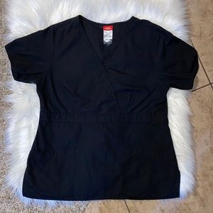 Dickies Black Scrub Top